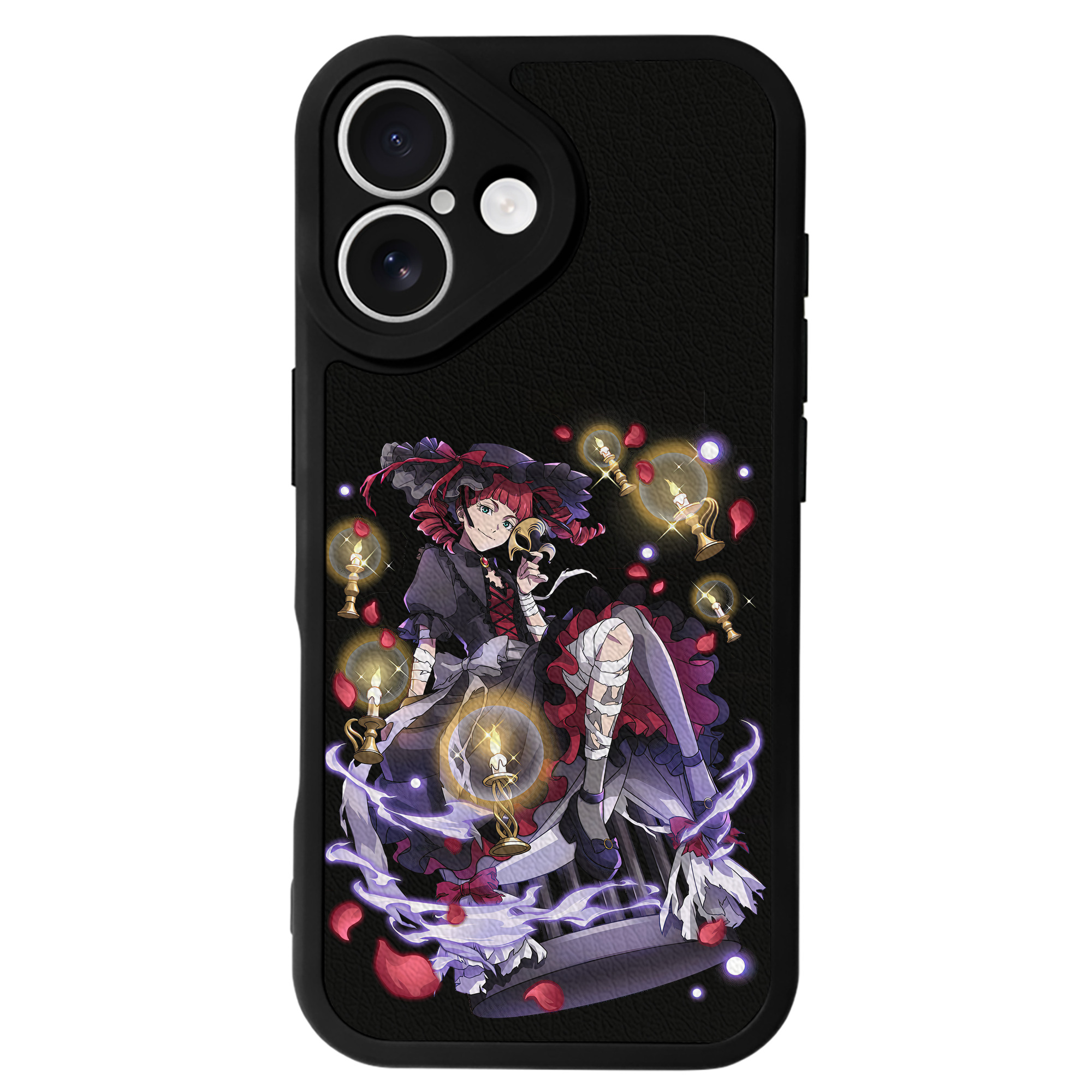 （画像用） 文豪ストレイドッグス Bungo Stray Dogs 【iPhone 16シリーズ対応】シリコンスマホケース（レザー調） 材質：シリコン